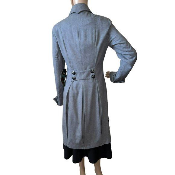 2OH Threads Long Wool Military Jacket Size Small Retail $379 - Picture 4 of 11